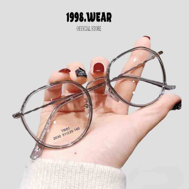 Kính mắt nữ gọng sắt thiết kế thời trang cá tính phong cách hàn quốc 1998.WEAR