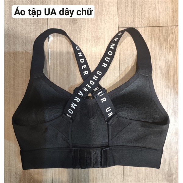 Áo tập gym nữ UA dây chữ