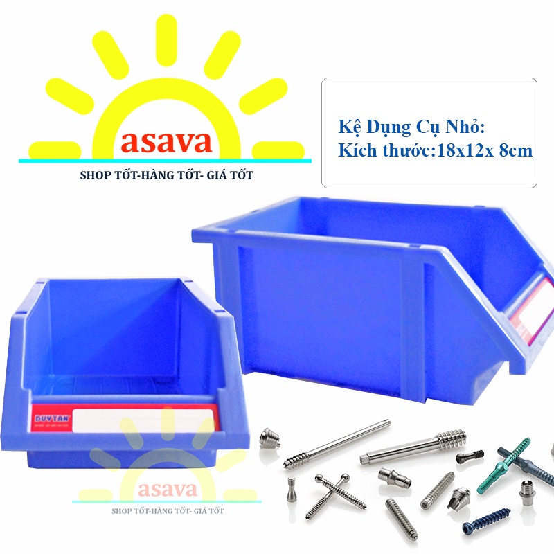 Khay Nhựa Đựng Ốc Vít, Linh Kiện, Bu Lông, Kệ Dụng Cụ Nhỏ Duy Tân- Cứng Cáp, Gọn Gàng, Bền Lâu- Gia Dụng Asava.
