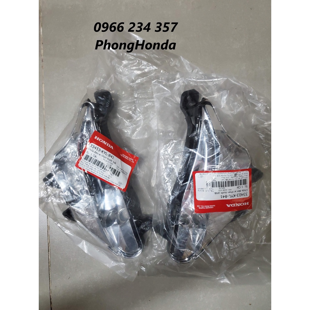 đế xi nhan + chụp xi nhan trước , sau xe Future X 125 chính hãng honda