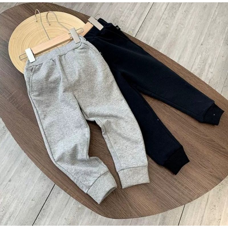 Quần nỉ bông trẻ em 8-18kg, mẫu trơn cho bé