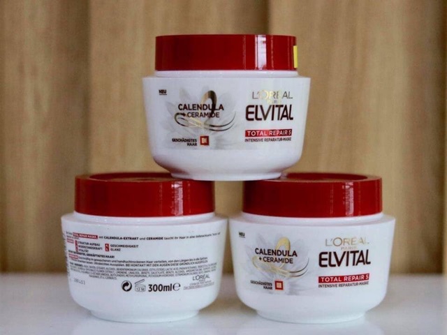 KEM Ủ TÓC SIÊU MỀM MƯỢT LOREAL ELVITAL 300ml