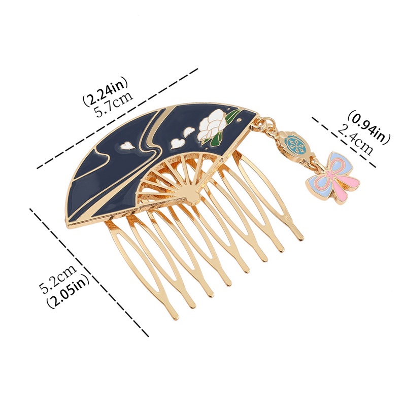 Kẹp Tóc Hoa Dùng Hóa Trang Nhân Vật Trong Game Genshin Va Chạm Aether Lumine