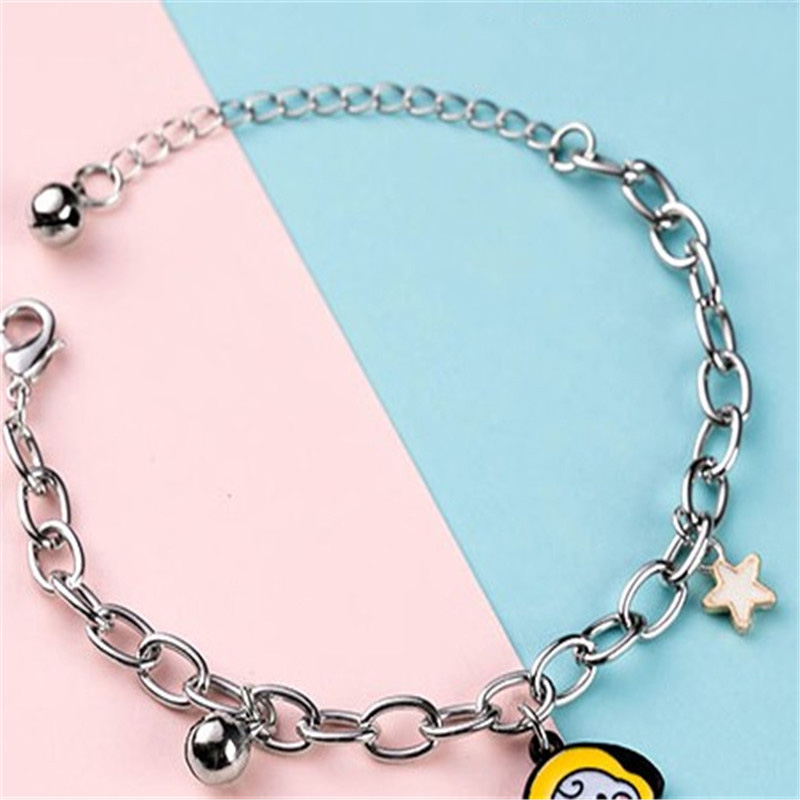 Vòng Tay Kiểu Dáng Thời Trang Kpop Bts Bt21 Đáng Yêu