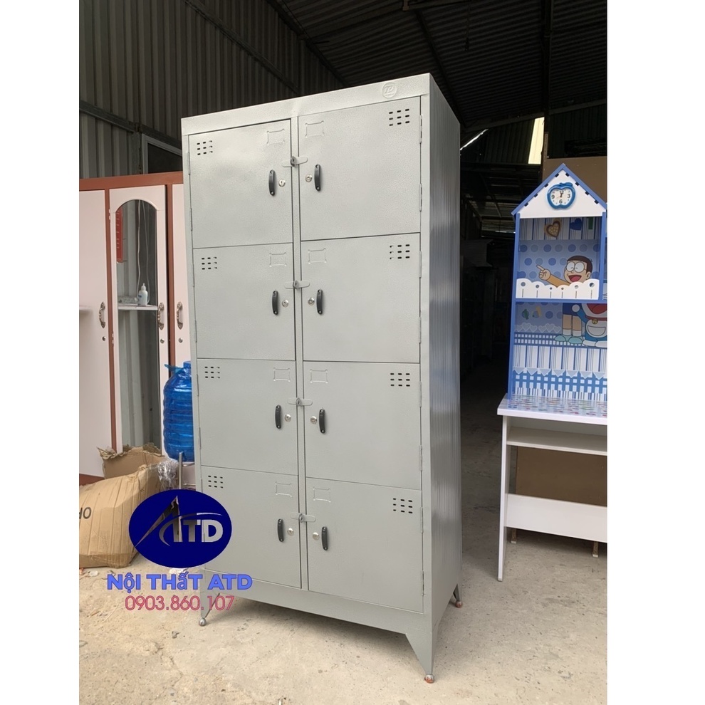Tủ locker sắt văn phòng đựng đồ cá nhân có khóa riêng an toàn giao hàng nhanh các quận TPHCM