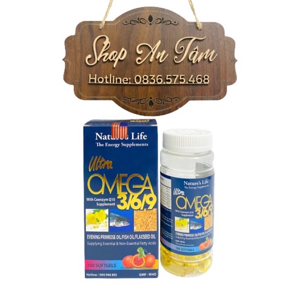 OMEGA 369 - Hộp 100 viên - Làm giảm mỏi mắt, khô mắt