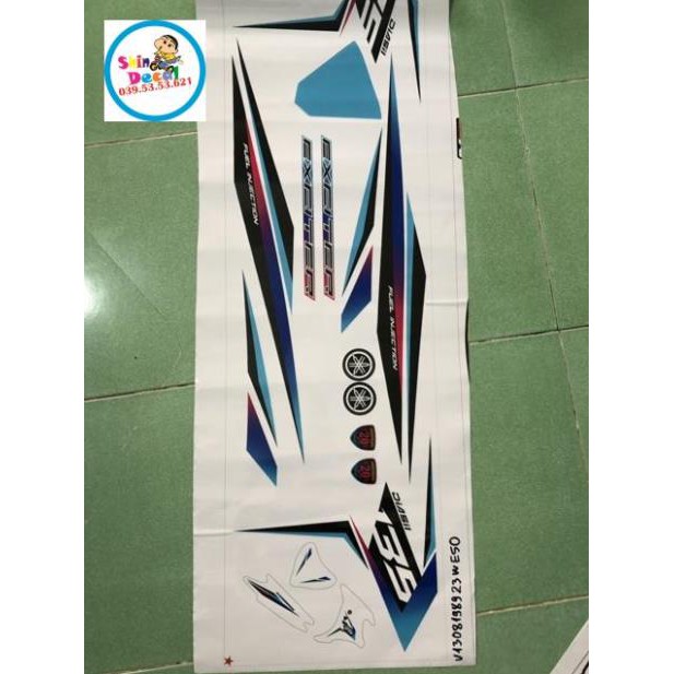 Tem ex chế 2011 dán xe trắng