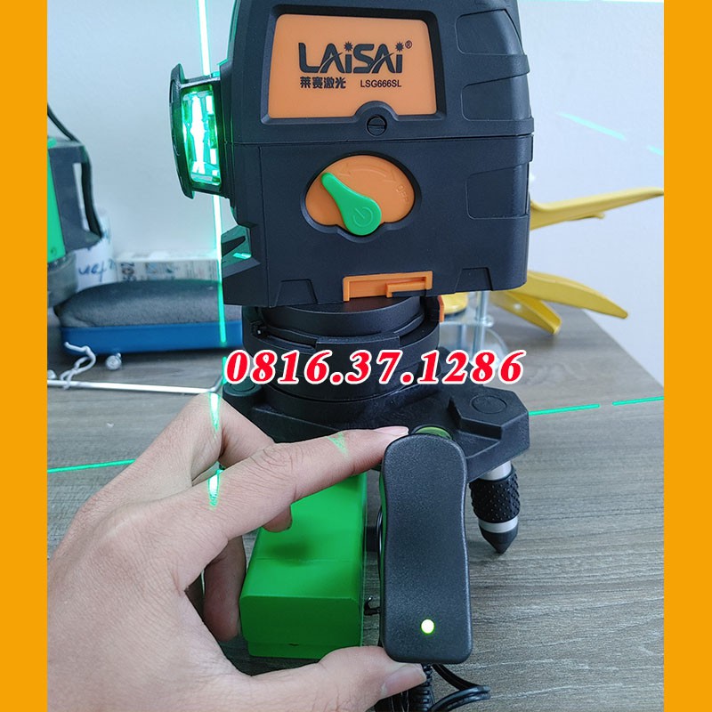 Sạc Pin Máy Cân mực Laser Laisai 2 tia LSG609S