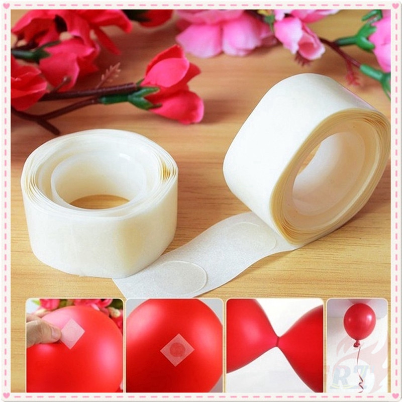 Set 100 miếng keo dính dán bong bóng trang trí các bữa tiệc tiện dụng