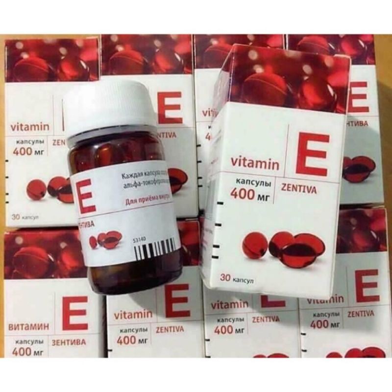 Vitamin E Zentiva đẹp da tóc móng