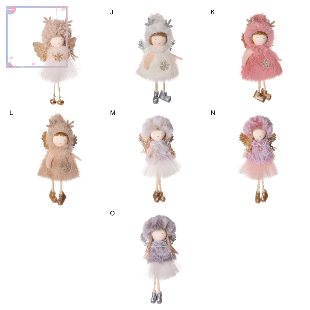 Búp Bê Hình Thiên Thần / Thỏ Đáng Yêu Trang Trí Cây Thông Giáng Sinh