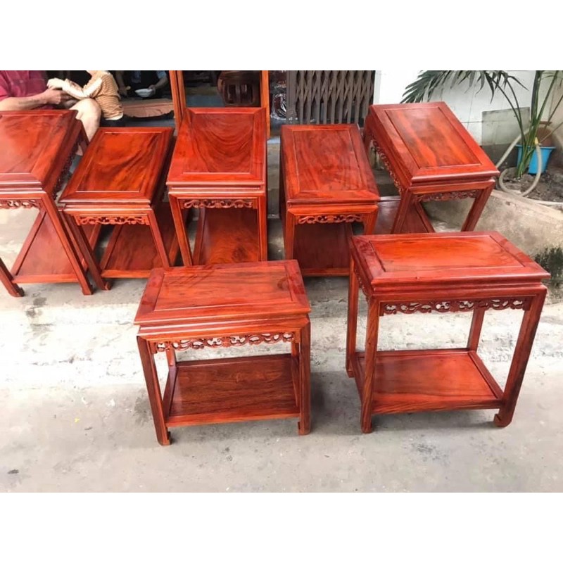 bàn chữ nhật 40x60 cao 50,60,70,80 gỗ lim