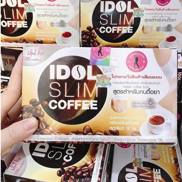 idol slim ,Cà Phê Idol Slim Coffee Thái Lan (Hộp 10 Gói)