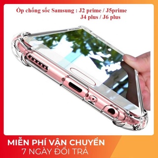 Ốp samsung J2 prime , J5 prime , J4 plus , J6 plus trong suốt , chống sốc , chống va đập cho điện thoại