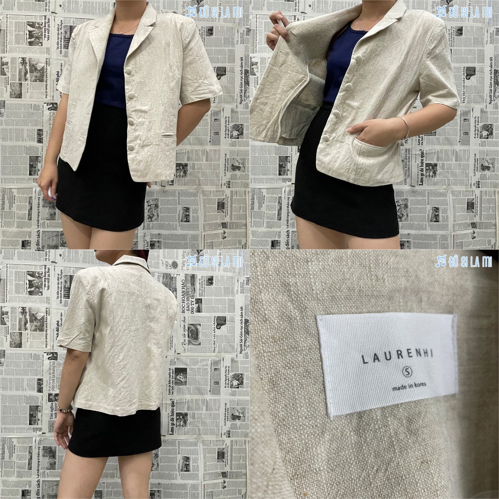 Áo Blazer Tay Ngắn Vintage Secondhand | Nhiều Mẫu | Số Đo Ở Phần Mô Tả | Đô Si La Mi | | BigBuy360 - bigbuy360.vn
