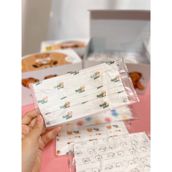 ✅ CÓ SẴN - SET 5 CÁI KHẨU TRANG TEDDY 🧸