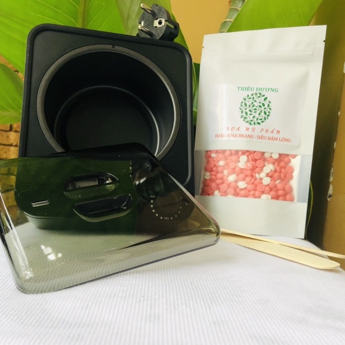 COMBO -  NỒI SÁP CHỐNG DÍNH + 100gr SÁP (tặng kèm 2 que lấy sáp)