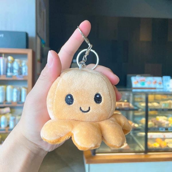 Móc khoá bạch tuộc cảm xúc