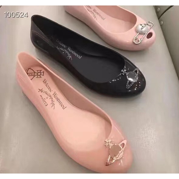 Giày Sandal Nhựa Dẻo Đế Bằng Miệng Nông Thời Trang Đi Biển Mùa Xuân Hè HNNB