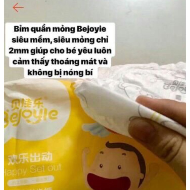 Bỉm quần Beyoyie,L90/XL78/XXL66