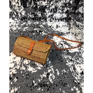 Túi đan mây vintage cho nữ