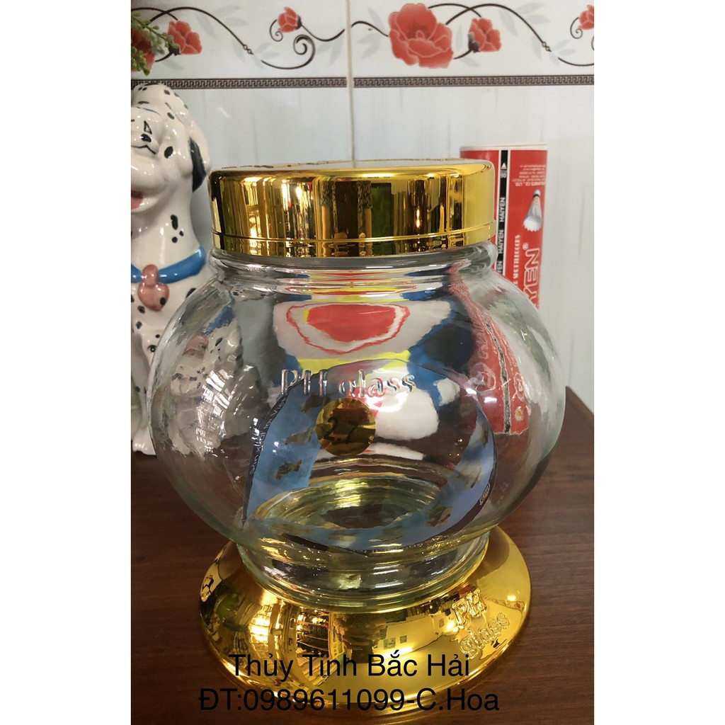 Bình Thủy Tinh Ngâm Rượu HS 0.9L - Thủy Tinh Bắc Hải