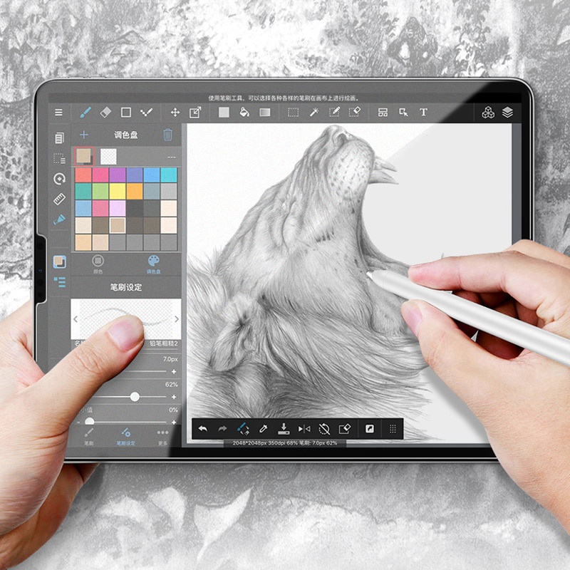 Like Writing on Paper Screen Protector For Samsung Galaxy Tab S6 Lite 10.4 S7/S8 2022 11 2020 S7 Plus/S8 PLUS 2022/S7FE 12.4 Drawing Anti-Glare Mate film