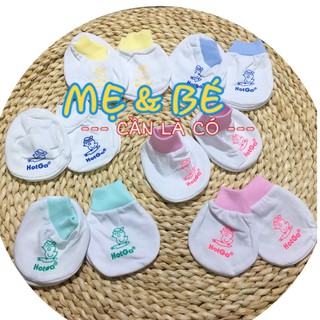 Combo 5 bộ bao tay, bao chân cho bé hotga cotton cao cấp