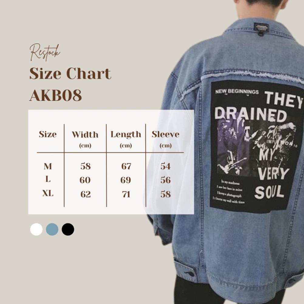 Áo Khoác Jeans, Áo Jackets Jeans Đôi Tay Khóa Unisex Cho Cả Nam Và Nữ Vải Jeans Xuất Dày Dặn MB