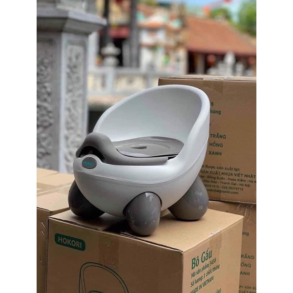 Bô gấu có tựa lưng cho bé