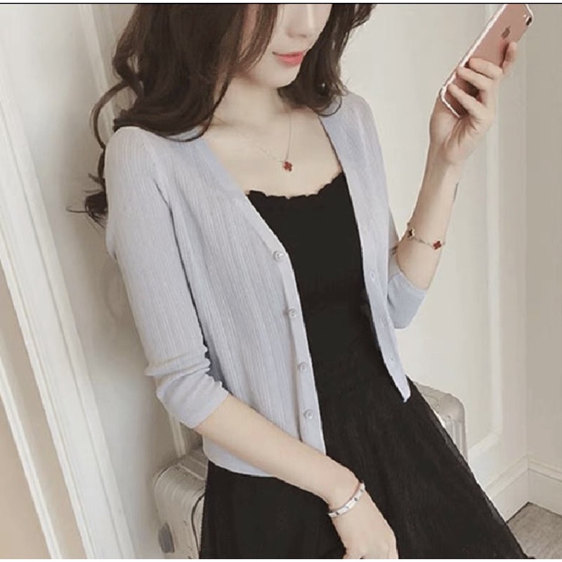 Áo Khoác Cardigan Len Mỏng Siêu Dễ Thương ( Đặt đúng phân loại ) | BigBuy360 - bigbuy360.vn