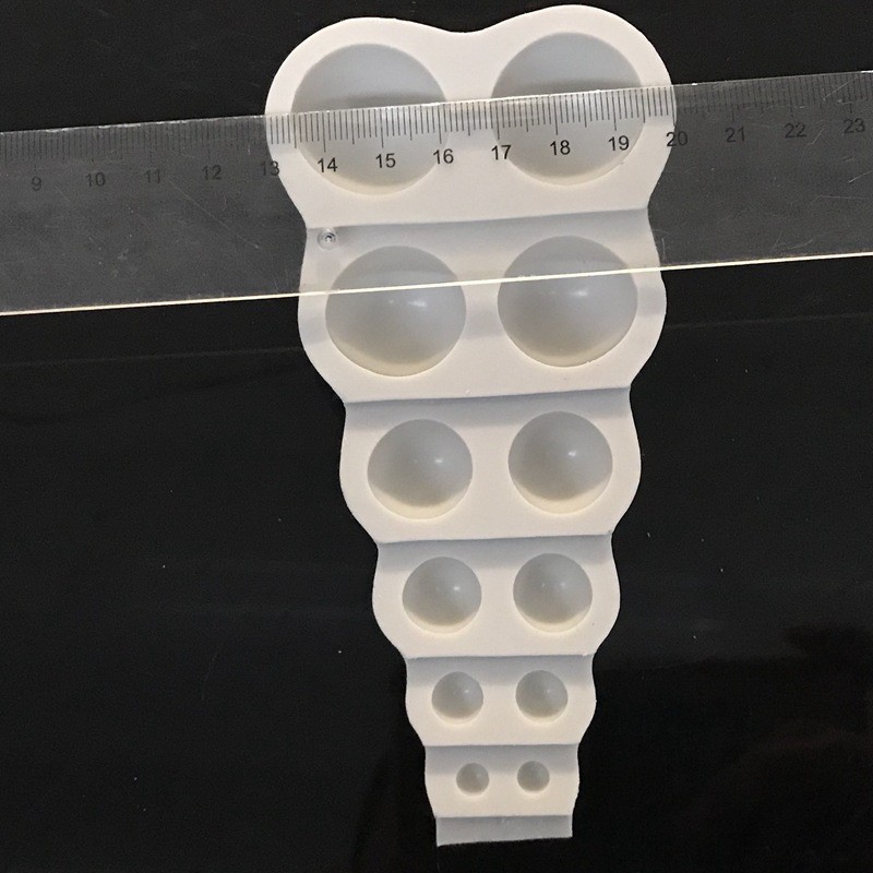 khuôn silicon bóng nhiều size