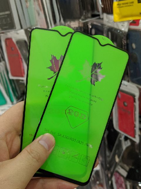 Cường lực 20D viền mỏng Samsung Galaxy A70 FREESHIP Từ 50k full màn full keo ôm màn 2.5D trơn mượt cao cấp