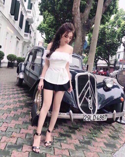 Sét váy trễ vai xinh