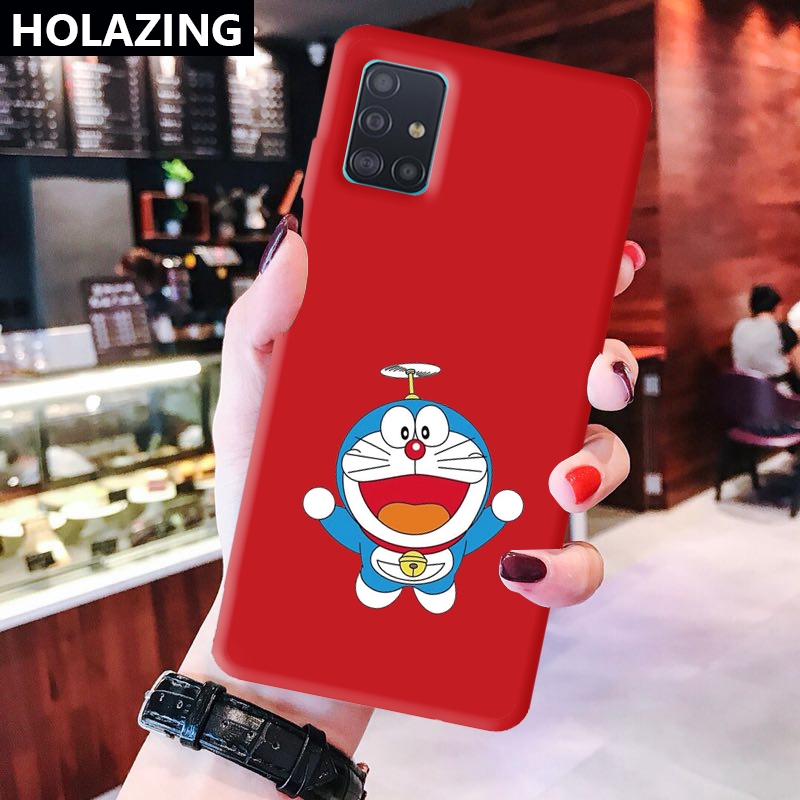 Ốp điện thoại hình Doraemon cho SAMSUNG Galaxy A50 A20 A30 A10 A10S A20S A30S A50S A70 A80 A01 A51 A71 A11