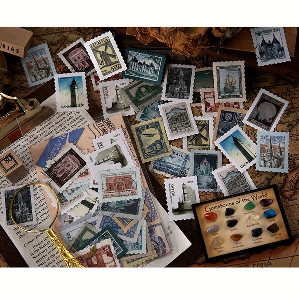 Set 46 Sticker Dán Trang Trí Album Sổ Tay DIY Series 1