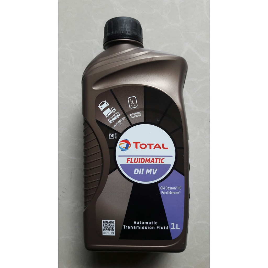 Dầu trợ lực, hộp số tự động dùng trong các xe ô tô, xe tải nặng TOTAL FLUIDMATIC IID 1 lít - Dầu nhớt Total