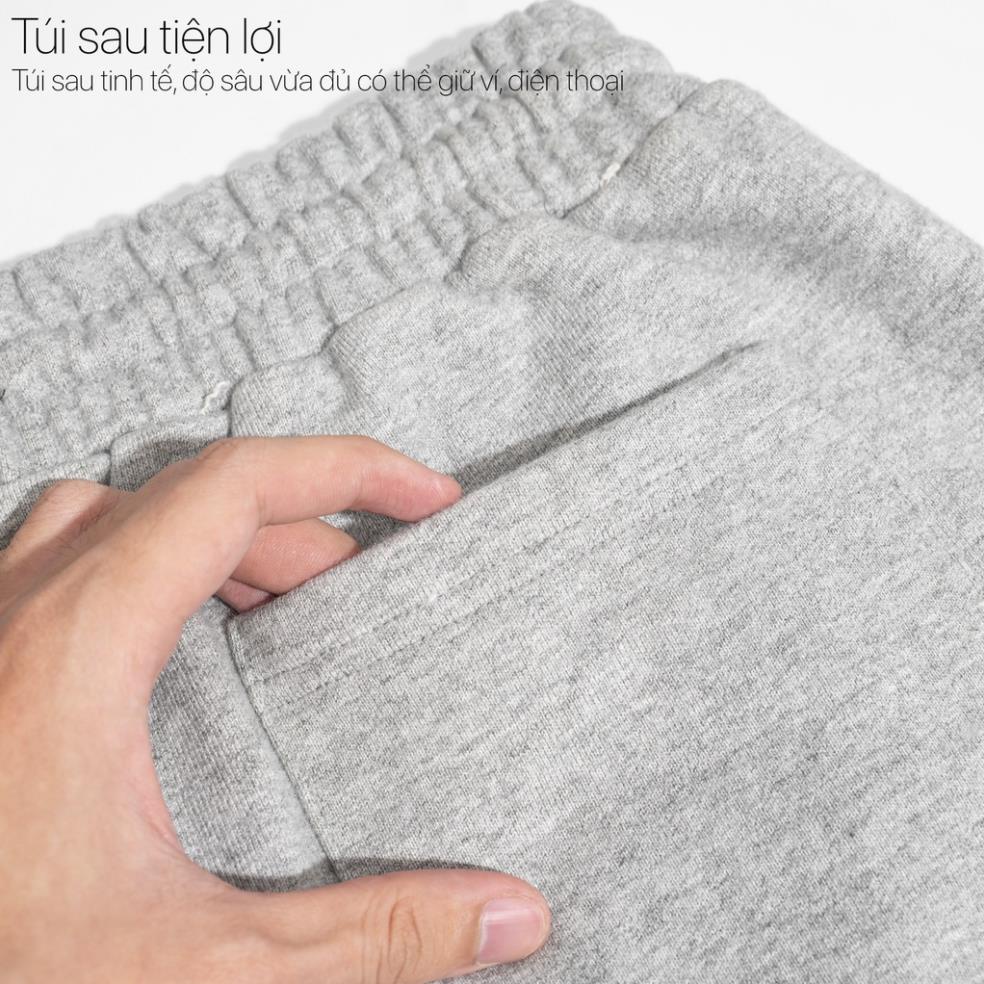 Quần short nam cao cấp BAMI HOME vải nỉ họa tiết kẽ dọc phong cách unisex dễ phối đồ QSN - 007 ! #