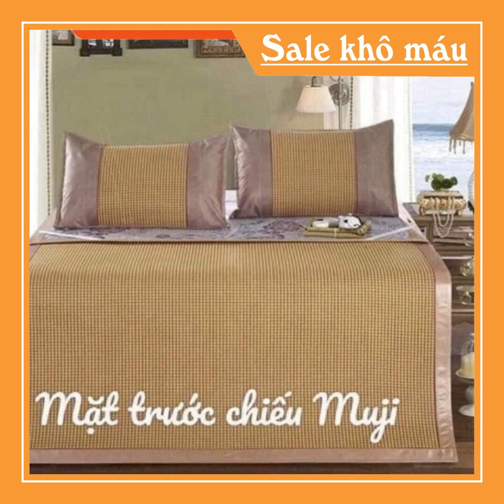 CHIẾU MÂY ĐIỀU HOÀ MUJI VIỀN LỤA HÀNG LOẠI 1