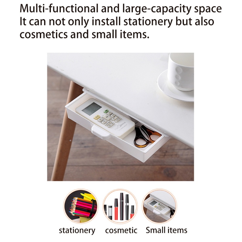 Ngăn Kéo Đựng Đồ Dùng Dán Dưới Bàn Đa Năng Tiện Dụng Cho Gia Đình / Văn Phòng / Trường Học