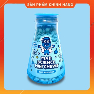 Kẹo Mad Science Mini Chews vị mâm xôi xanh