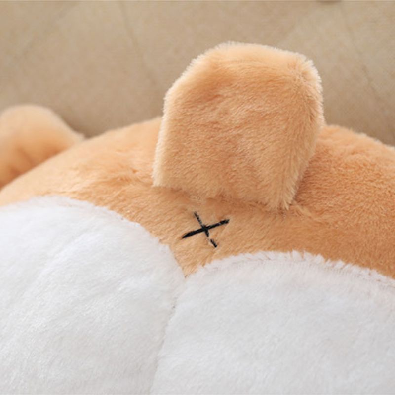 Gối Kê Cổ Hình Mông Corgi Mềm Mại Thoải Mái Thông Dụng Cho Xe Hơi