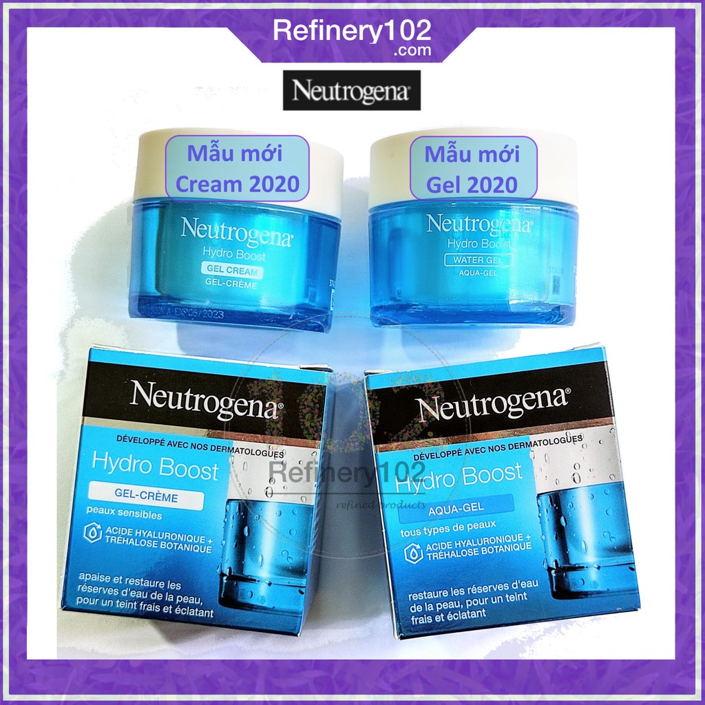 (Date 2024) Kem dưỡng ẩm Neutrogena Hydro Boost Water Gel da dầu / Gel Cream da khô