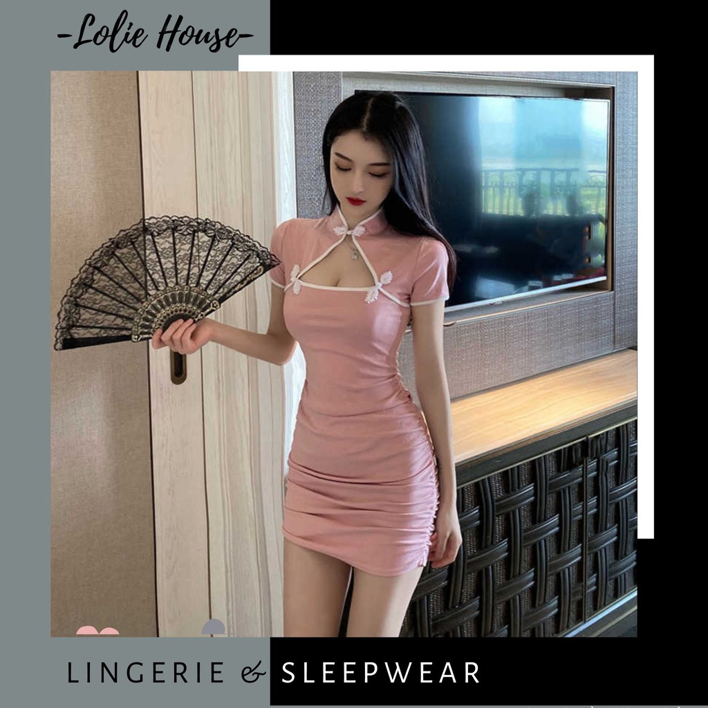 Quạt cổ trang Trung Quốc xếp cầm tay nan bằng nhựa vải ren dùng để cosplay roleplay - Lolie House - PK10