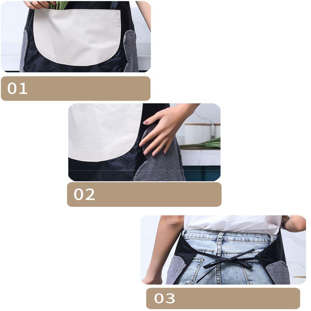 Tạp Dề Nấu Ăn Chống Dầu Mỡ Tiện Lợi