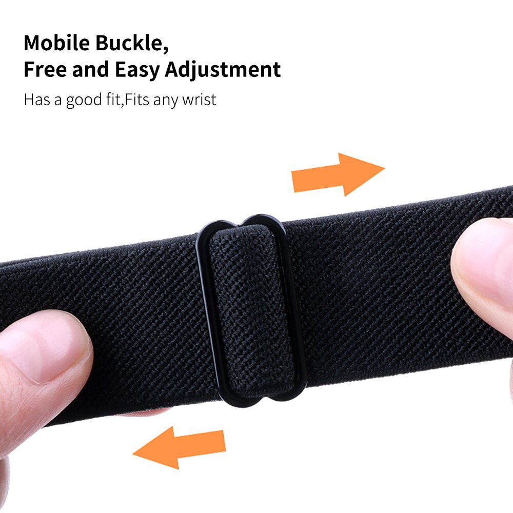 Dây Đeo Đồng Hồ Bằng Nylon Co Giãn Điều Chỉnh Được Cho Apple Watch 44mm 40mm 38mm 42mm