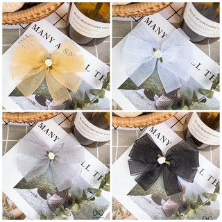 [Hàng thiết kế] Mẫu nơ handmade voan 10 cánh xinh A046