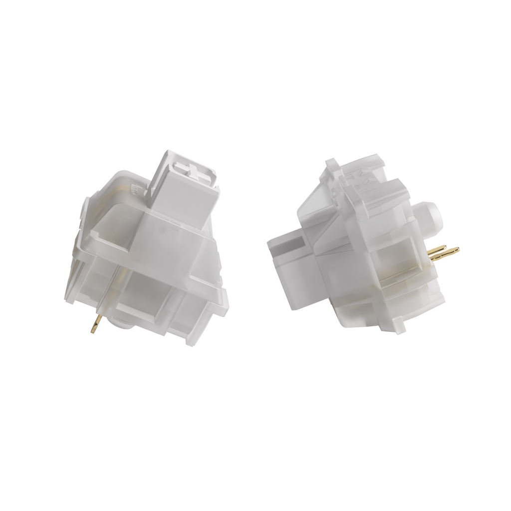 Bộ switch bàn phím cơ Akko CS Switch - Jelly White (45 switch)