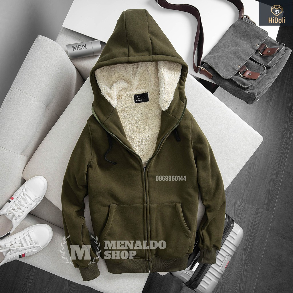 Áo Nỉ Lót Lông Mềm Siêu Ấm Menaldo