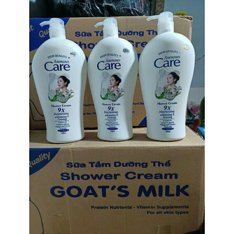 SỮA TẮM CON DÊ MỀM MỊN DA CHAI 1200ML